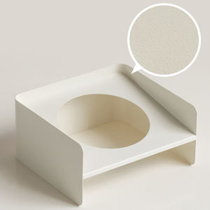 Novo Design Logotipo Personalizado 15 ° Inclinada Cerâmica Pet <span class=keywords><strong>Bowl</strong></span> <span class=keywords><strong>Cat</strong></span> Puppy Cerâmica Comida Água Pot Dog Cerâmica Alimentação <span class=keywords><strong>Bowl</strong></span> com Iron Stand - Product Image 4