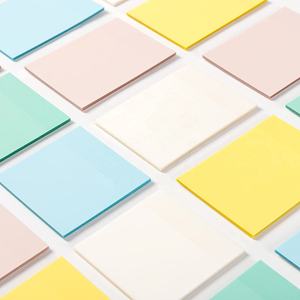 Pegatina adhesiva de plástico transparente para mascotas, notas adhesivas extraíbles con goma translúcida de un solo lado transparente - Product Image 1