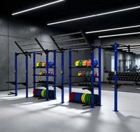 Support de barre de traction robuste pour équipement de musculation, compatible avec les plateformes de CrossFit et les racks à squats