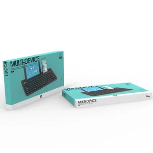 Ik3381 -Device Wireless <strong>Keyboard</strong> <strong>Mini</strong> 76 <strong>Keys</strong> for Tablet Phone Laptop Keypad Portable Pink Blue Tooth <strong>Keyboard</strong> - Product Image 5