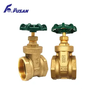 Large flow coefficient corrosion resistant DN50 brass gate valve 2 inch