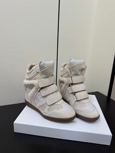 Chaussures de sport décontractées montantes de style original pour la marche en plein air, chaussures pour femmes avec coussinets rehausseurs intégrés et antidérapants - Product Image 4