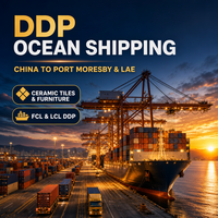 Expédition maritime DDP vers Lae, Papouasie-Nouvelle-Guinée, fret maritime rapide, Foshan Chine, LCL FCL pour meubles de maison, bureaux, canapés, tables