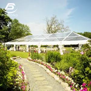 2024 Hot Sale Aluminum Frame Transparent Roof Clear Wedding Marquee Party Event Outdoor Tent Event