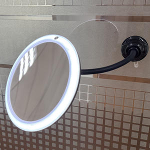 <span class=keywords><strong>Espejo</strong></span> de Maquillaje de Pared con Luz LED, Ajustable 360 Grados, <span class=keywords><strong>Aumento</strong></span> 10x, Cuello de Cisne, <span class=keywords><strong>Ventosa</strong></span>, 3 Colores - Product Image 6