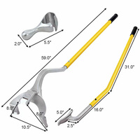 Outil manuel de montage/démontage de pneus en acier 17,5'-24,5" pour pneus tubeless, outil de démontage de pneus de véhicule