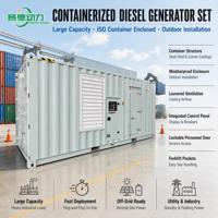 Groupe électrogène diesel conteneurisé Weichai Baudouin pour opération en parallèle, idéal pour les champs pétrolifères, les centres de données et l'alimentation de secours extérieure.