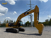 Excavatrice sur chenilles Caterpillar 329D d'occasion, 29 tonnes, hydraulique, avec moteur C7, faible nombre d'heures de fonctionnement, CAT 329D d'occasion