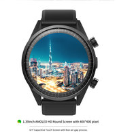 KC05 4G Android 7.1.1 1GB+16GB LTE Reloj con Cámara Espía Digital, Quad Core 1.25GHz, Cámara de 5MP, WiFi, IP67 Resistente al Agua, Pantalla OLED