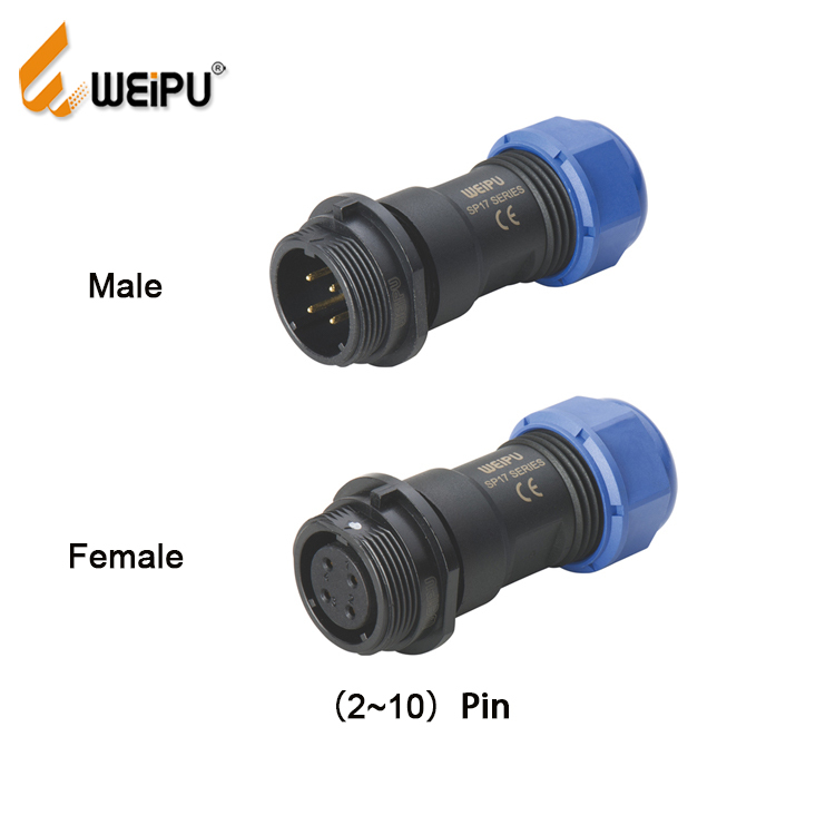 Weipu Factory Male Cable Connector Aviation