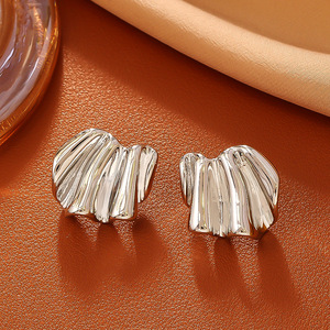 <span class=keywords><strong>Pendientes</strong></span> de latón con diseño de estilo europeo-americano, casuales/deportivos, de alta gama, para mujer, con piedra natural frídda, modelo Fujian. - Product Image 3