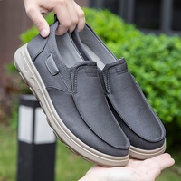 Mocassins Homme à Bout Rond, Tige en Maille, Semelle Intermédiaire en PU, Semelle Extérieure en Caoutchouc, Légers, Résistants à l'Usure, Coutures, Chaussures Décontractées Printemps