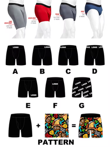 <span class=keywords><strong>Boxer</strong></span> <span class=keywords><strong>Corti</strong></span> da <span class=keywords><strong>Uomo</strong></span> Taglie Forti con Elastico Personalizzato e Logo Privato, Slip e <span class=keywords><strong>Boxer</strong></span> 100% Cotone - Product Image 4