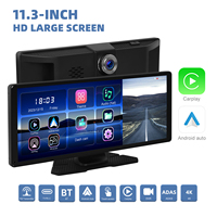 Podofo Wireless CarPlay Autoradio portable 11.3 "DVR ADAS Carplay Écran Android Auto BT 4K Caméra Vente en gros