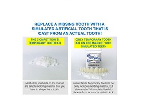 Pegamento Dental Temporal Reutilizable y Resistente para Rellenar Espacios, Reparación Dental, Moldeable con Calor, Dientes Postizos - Product Image 2