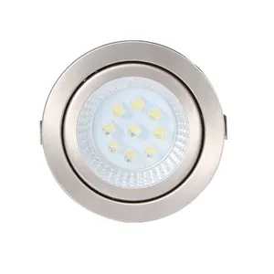 Pabrik grosir rentang aksesoris tudung LED tegangan tinggi 220-240V tertanam lampu bulat rentang tudung cahaya