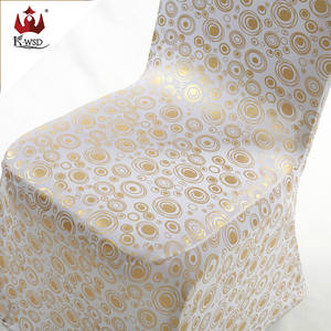 Hot Sản phẩm bán chạy Deluxe phong cách Vàng Vòng mẫu thiết kế ăn uống ghế bìa cho đám cưới - Product Image 2