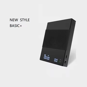 Báscula Digital Inteligente Veidt con Carga USB, Diseño Moderno y Simple, para Café y Frutas, Portátil, Color Negro, Forma Elíptica - Product Image 3