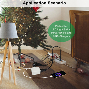 Nema <span class=keywords><strong>1</strong></span>-15P كابل تقسيم مزدوج <span class=keywords><strong>1</strong></span>-15r كابل طاقة 2-الشق ذكر أنثى <span class=keywords><strong>NISPT</strong></span> 16AWG 18AWG 10A/V أسلاك تمديد - Product Image 4