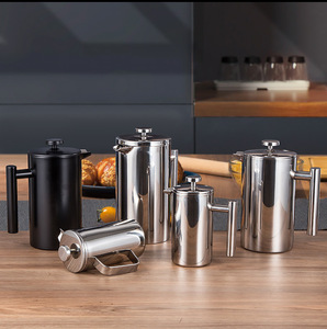 เครื่องชงกาแฟเฟรนช์เพรสและชา สเตนเลสสตีล พร้อมก้านกด - Product Image 5
