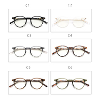 Lunettes de vue unisexes de haute qualité, style classique, avec charnières à ressort, embellissements métalliques, montures optiques en matériau TR90