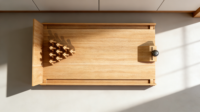 Jeu de Bowling de Table Créatif et Écologique en Bois à Assembler Soi-même avec Logo Personnalisé et Couleur Bois Naturel