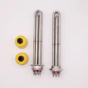 industrial Fast Heating electric tubular Immersion Heater Element for water oil liquid