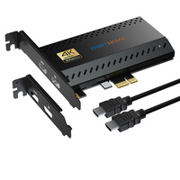 Carte de capture vidéo PCI-E 4K 60Hz pour l'enregistrement de jeux avec latence ultra-faible, fabriquée en Chine