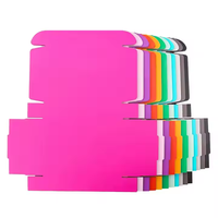 Boîte d'emballage pliable pour chaussettes et écharpes, personnalisable, recyclable, avec impression colorée, laminage mat et gaufrage