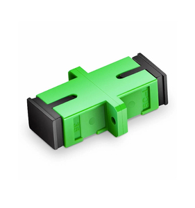 อะแดปเตอร์ไฟเบอร์ออปติกแบบ SCAPC ชนิด Single Mode Simplex พร้อมหน้าแปลน  ตัวเชื่อมต่อพลาสติกสีเขียว - Product Image 2