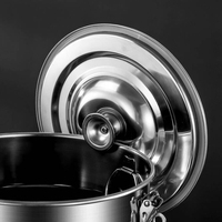 Baril de lait de soja en acier inoxydable Conteneur de stockage de lait de miel en acier inoxydable Tambours Seau de lait Pot de baril scellé