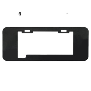 Cadre de plaque d'immatriculation en plastique noir pour voiture péruvienne, support de plaque d'immatriculation automobile - Product Image 1