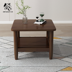 Table basse en bois de style log, nouvelle mode, pour salon, prix d'usine, personnalisable, en stock, écologique - Product Image 6