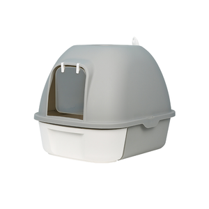 Grand <span class=keywords><strong>bac</strong></span> <span class=keywords><strong>à</strong></span> litière portable entièrement fermé pour chat <span class=keywords><strong>avec</strong></span> fonction de nettoyage facile Cuillère cachée <span class=keywords><strong>Sable</strong></span> Matière <span class=keywords><strong>plastique</strong></span> Plus <span class=keywords><strong>Couvercle</strong></span> - Product Image 3