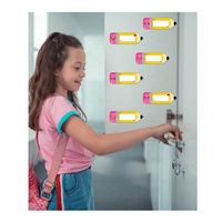 Étiquettes magnétiques pour la rentrée scolaire, 60 pièces, étiquettes, plaques magnétiques, autocollants effaçables à sec pour casiers, fournitures de classe (style crayon)