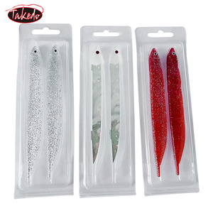 TAKEDO JJ02 Señuelos de Pesca EN EL Mar, Cebo de Cola de Pelo de 15CM/22CM/28CM, Anguila Artificial Suave para Lucio - Product Image 3