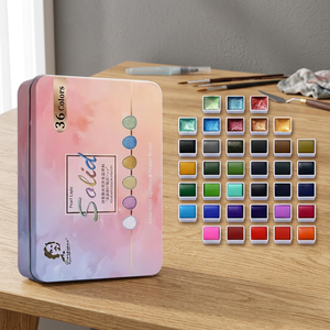 Peintures à l'eau pigmentées nacrées solides Giorgione G-ZG36, 36 couleurs, 3 ml, qualité professionnelle, fabriquées dans le Zhejiang - Product Image 4