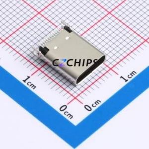 UC14-0B24F00P11 USB Connector SMD Connector ( Connector Type: Type-C )( Gender: Female )( Mounting Type: Clamp Plate ) - Product Image 1