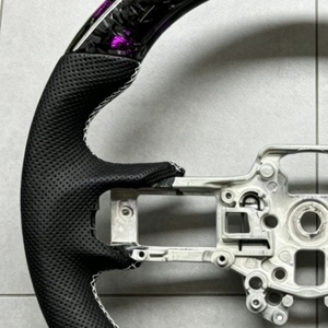 Volant en fibre de carbone forgé en promotion pour Ford <span class=keywords><strong>Mustang</strong></span> S550 5.0L <span class=keywords><strong>GT</strong></span> 350 500 Coupé Shelby Super Snake Mach 1 - Product Image 2