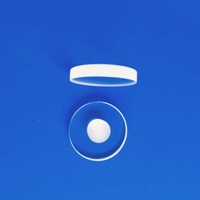 Plaque de verre optique en quartz transparent, feuille de fenêtre en silice fondue de qualité UV, sur mesure pour lentille de protection laser