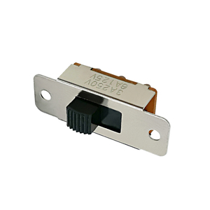 Interrupteur à glissière 6 broches 2 positions 3A 250V avec trou de montage pour applications électriques - Product Image 1