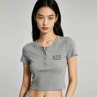 T-shirt unisexe à manches courtes en coton biologique 100 % de haute qualité avec logo personnalisé, coupe ajustée, pour hommes et femmes, grandes tailles