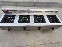 Peralatan Dapur Komersial Kompor Industri Seri Lengkap Pembakar Stainless Steel untuk Memasak Makanan Restoran