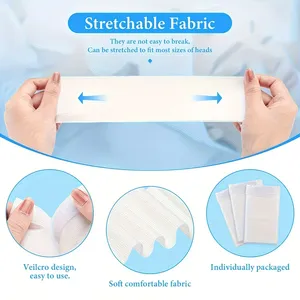 Diadema Desechable 2 en 1 ZHI JIA para Spa, Banda Elástica para el Cabello de Tela No Tejida, Cierre para Cuidado Facial Diario, Uso en Salón de Belleza, Logotipo Personalizado - Product Image 5