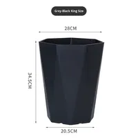 Grand pot de fleur en losange vert en plastique de style européen jardinière de conception simple pour bureau de salon
