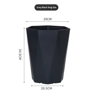 Grand pot de fleur en losange vert en <span class=keywords><strong>plastique</strong></span> de style européen <span class=keywords><strong>jardinière</strong></span> de conception simple pour bureau de salon - Product Image 6