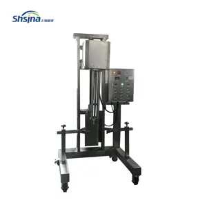 SHSINA moveable stuanless steel Pneumatic High Shear Homogenizer disperser mixer