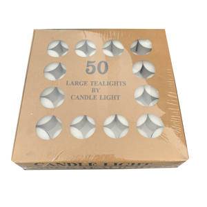 Tea Lights <strong>8</strong> <strong>Hour</strong> Long Burn Night Light Candles Unscented <strong>Tealight</strong> 50/100 - Product Image 2
