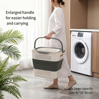 Panier à linge pliable rectangulaire, bac de rangement pour vêtements sales, panier à linge pliable pour salle de bain, chambre à coucher, placard