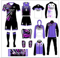 Ensemble Uniforme de Football Sportif Unisexe Personnalisable Survêtement d'Équipe Veste de Sport Maillot de Volley-Ball pour Fabricant de Vêtements